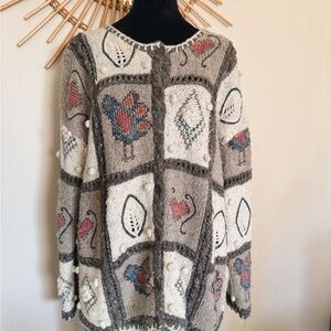 Express Multicolor Patterned Cardigan